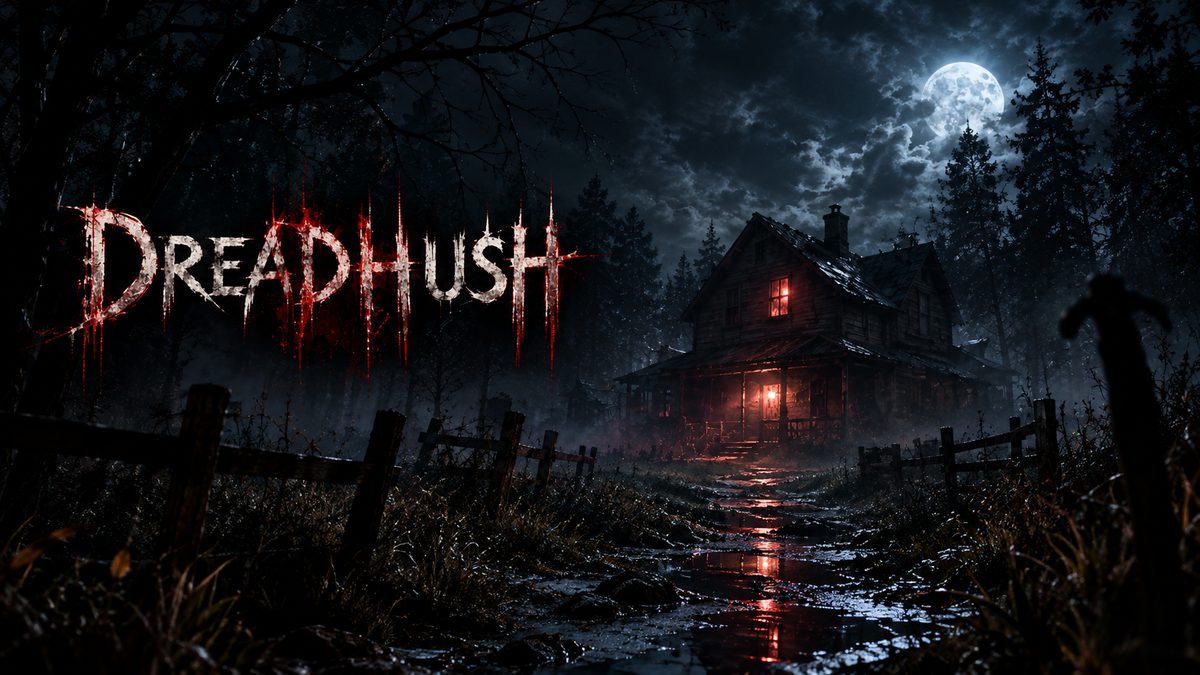 Dreadhush — a moonlit house above an abandoned mine