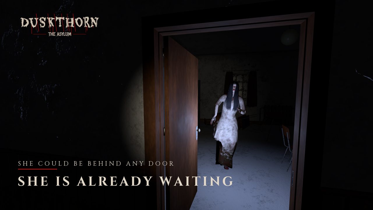 A door opened on the nurse standing in the dark